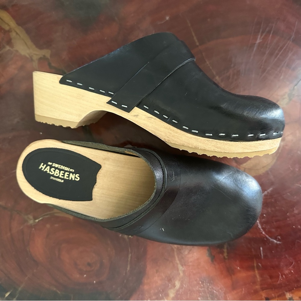 Swedish Hasbeens clog size 36